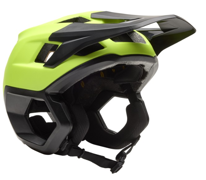 FOX Dropframe Helmet - fluorescent yellow